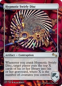 Hypnotic Swirly Disc - Foil