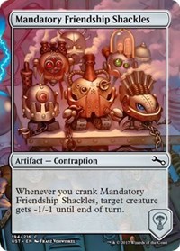 Mandatory Friendship Shackles - Foil