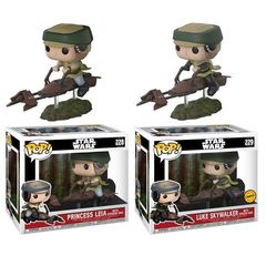 Pop! Deluxe: Star Wars: Return Of The Jedi - Princess Leia  And Speeder Bike (W/ Luke Chase)