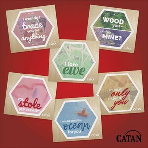 Catan: Valentine Card Pack (6 Cards)
