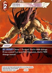 Ifrit EX - 4-003C - Foil