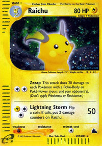 Raichu - H25/H32 - Holo Rare