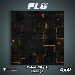 Flg Mats Robot City Orange 4X4