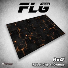 Flg Mats Robot City Orange 4X6