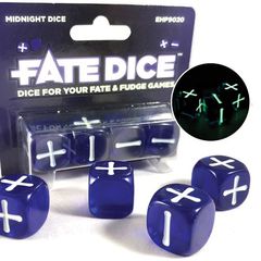 Fate Core Dice: Midnight Dice