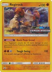 Regirock - SM74 (Staff Prerelease Promo) - SM Black Star Promo