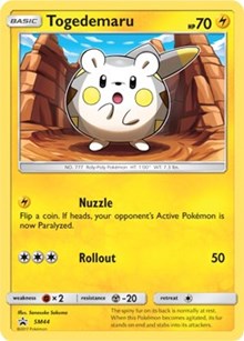 Togedemaru - SM44 - SM Black Star Promo