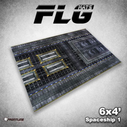 Flg Mat Spaceship 1 4X6