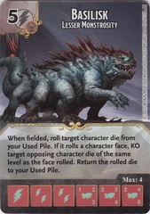 Basilisk - Lesser Monstrosity (Die and Card Combo)