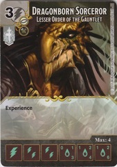 Dragonborn Sorceror - Lesser Order of the Gauntlet (Die and Card Combo)