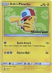 Ashs Pikachu - SM112 - SM Black Star Promo