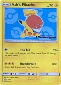 Ashs Pikachu - SM114 - SM Black Star Promo