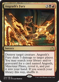 Angraths Fury - Planeswalker Deck Exclusive