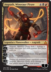Angrath, Minotaur Pirate - Foil - Planeswalker Deck Exclusive