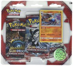 Sun & Moon - Crimson Invasion 3 Pack Blister - Lucario