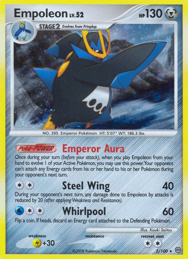 Empoleon - 2/100 - Holo Rare