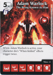 Adam Warlock - The Being Known As Him (Card and Die Combo) Foil