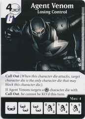 Agent Venom - Losing Control (Card and Die Combo) Foil