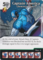 Captain America - Chemistry Project (Card and Die Combo) Foil