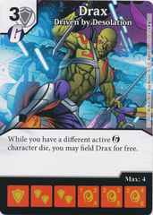 Drax - Driven by Desolation (Card and Die Combo) Foil