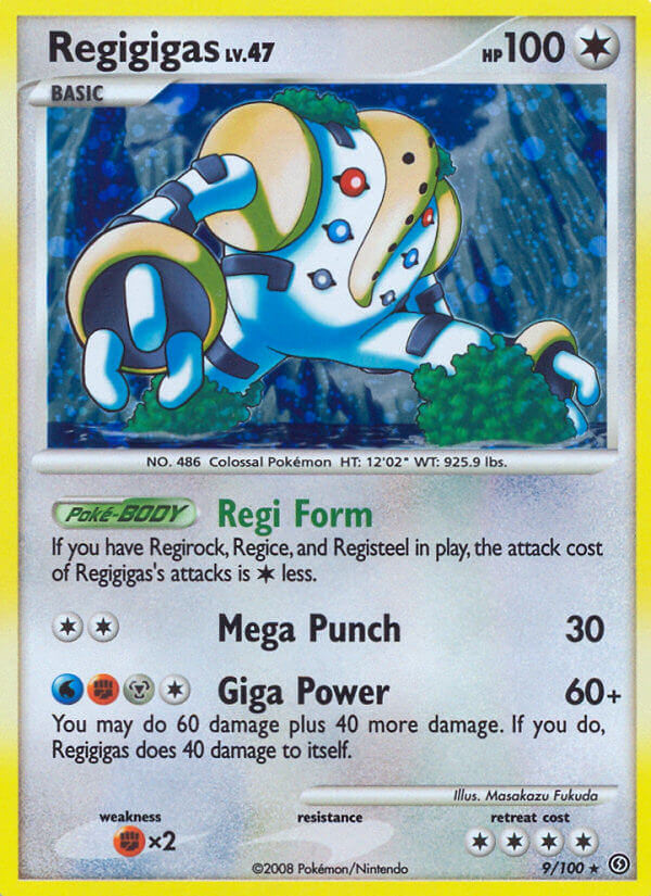 Regigigas - 9/100 - Holo Rare