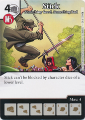 Stick - Something Good, Something Bad (Card and Die Combo) Foil