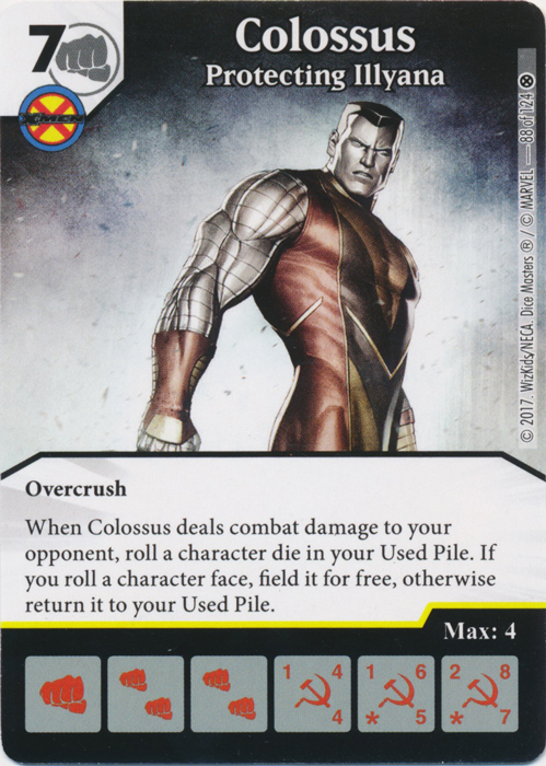 Colossus - Protecting Illyana (Card and Die Combo) Foil