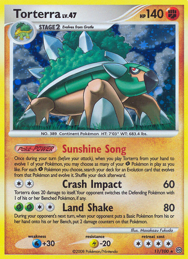 Torterra - 11/100 - Holo Rare