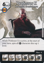 Professor X - Peaceful Coexistence (Card and Die Combo) Foil