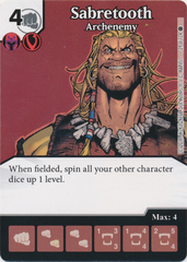 Sabretooth - Archenemy (Die and Card Combo)