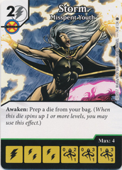 Storm - Misspent Youth (Card and Die Combo) Foil