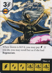 Storm - Queen of Wakanda (Die and Card Combo)
