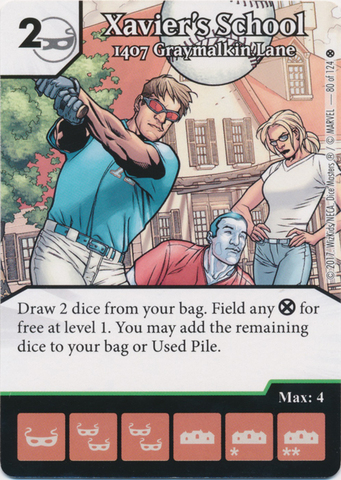 Xavier's School - 1407 Graymalkin Lane (Die and Card Combo)