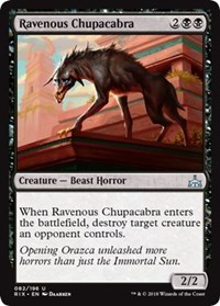 Ravenous Chupacabra - Foil