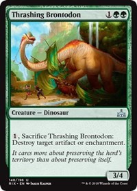 Thrashing Brontodon - Foil