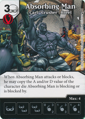 Absorbing Man - Carl Crusher Cree (Card and Die Combo) Foil