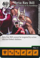 Beta Ray Bill - Shake the Planet to Its Foundation (Card and Die Combo) Foil