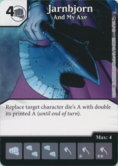 Jarnbjorn - And My Axe (Card and Die Combo) Foil