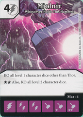Mjolnir - Whosoever Holds This Hammer (Card and Die Combo) Foil