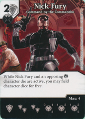 Nick Fury - Commanding the Commandos  (Card and Die Combo) Foil