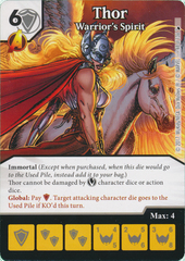 Thor - Warrior's Spirit (Card and Die Combo) Foil