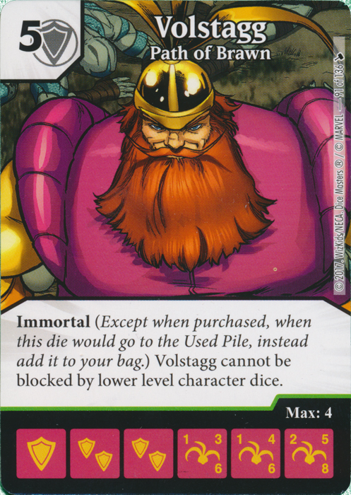Volstagg - Path of Brawn (Card and Die Combo) Foil