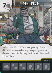 Mr. Fixit - Joe (Die and Card Combo)