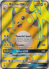 Raichu GX - SM90 - Full Art Ultra Rare Promo - SM Black Star Promo