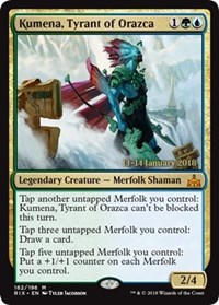 Kumena, Tyrant of Orazca - Foil - Prerelease Promo