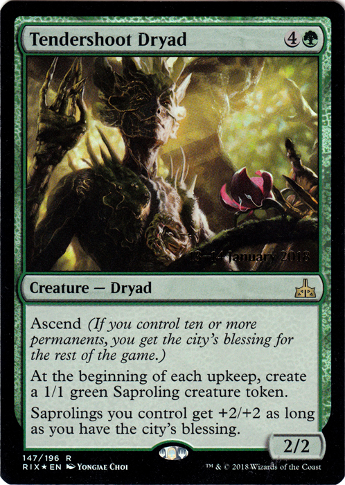 Tendershoot Dryad - Foil - Prerelease Promo