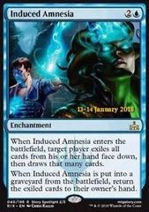 Induced Amnesia - Foil - Prerelease Promo