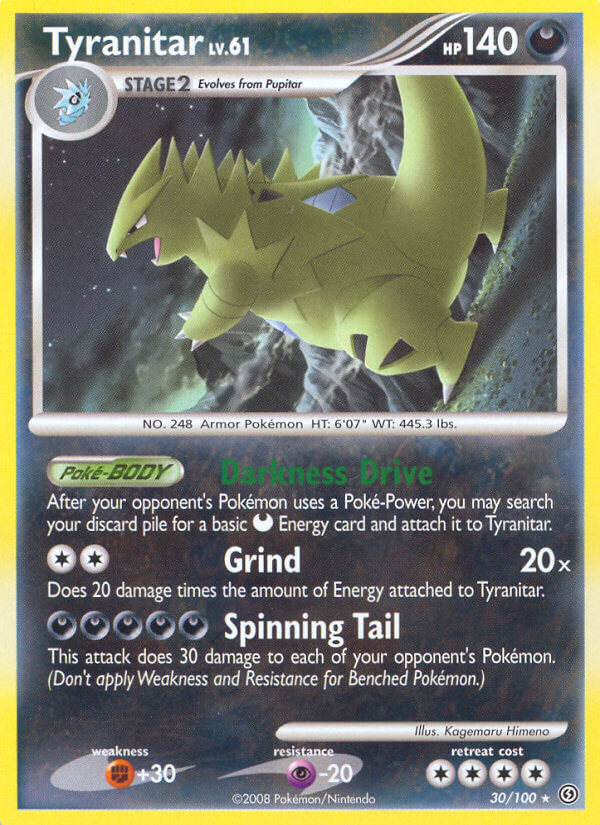 Tyranitar - 30/100 - Rare