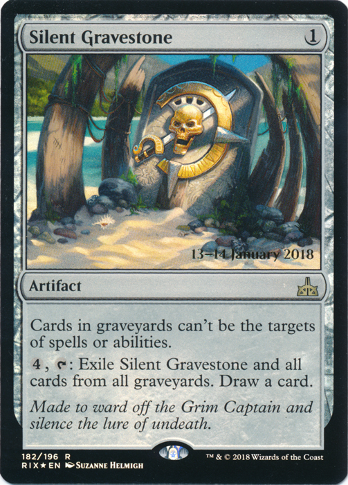 Silent Gravestone - Foil - Prerelease Promo