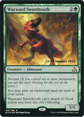 Wayward Swordtooth - Foil - Prerelease Promo